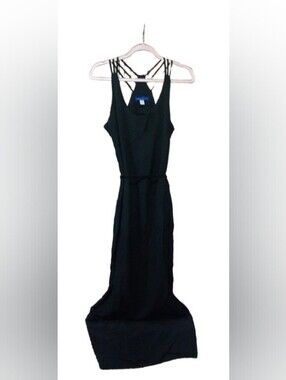 Simply Styled Black Strappy Maxi Dress